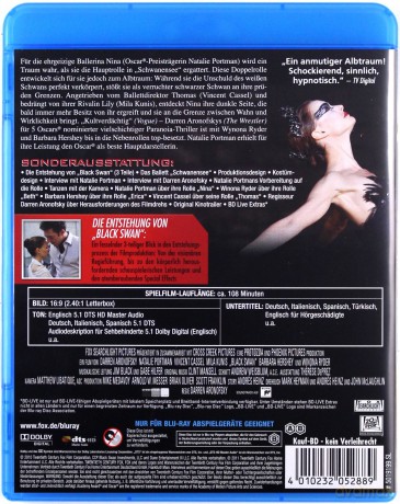 Black Swan (Czarny łabędź) [Blu-Ray]