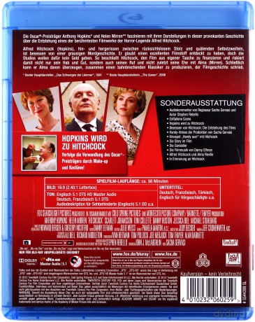 Hitchcock [Blu-Ray]