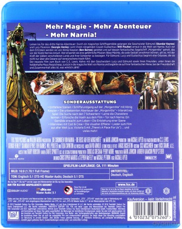 The Chronicles of Narnia: The Voyage of the Dawn Treader (Opowieści z Narnii: Podróż Wędrowca do Świtu) [Blu-Ray]