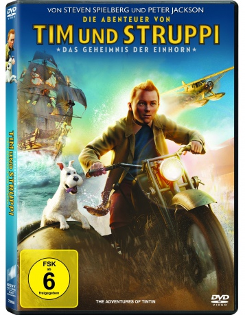 The Adventures of Tintin (Przygody Tintina) [DVD]