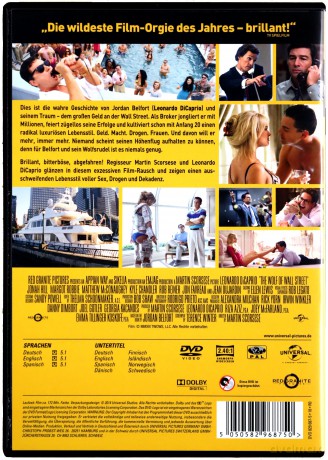 The Wolf of Wall Street (Wilk z Wall Street) [DVD]