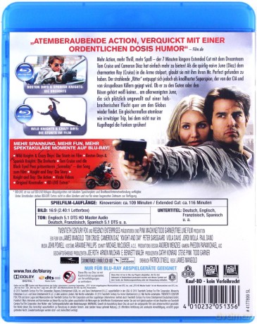 Knight and Day (Wybuchowa para) [Blu-Ray]