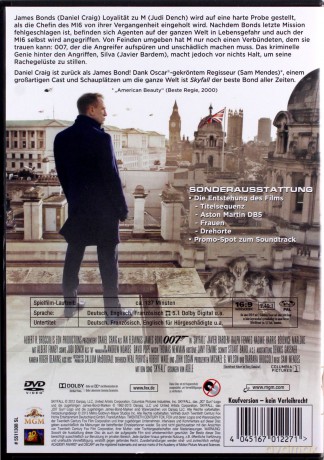 007 James Bond Skyfall [DVD]