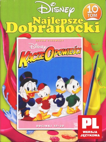 Disney Najlepsze dobranocki 10: Kacze Opowieści sezon 1, odc. 17-20 (booklet) [DVD]