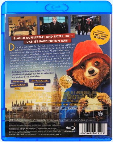 Paddington (Paddington) [Blu-Ray]