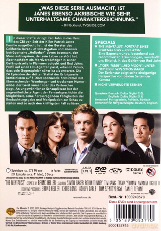 Mentalista Sezon 3 [5DVD]