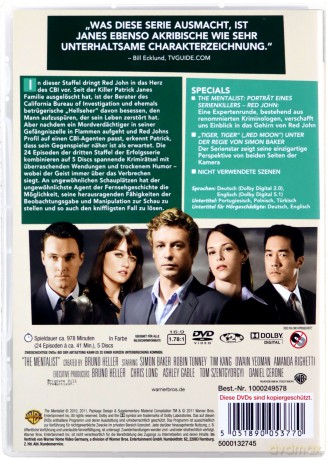 Mentalista Sezon 3 [5DVD]