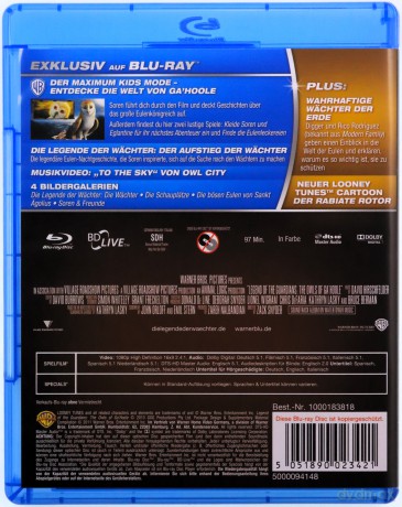 Legend of the Guardians: The Owls of Ga'Hoole (Legendy sowiego królestwa: Strażnicy Ga'Hoole) [Blu-Ray]