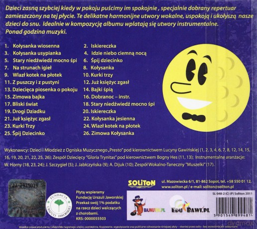 Kołysanki Zasypianki (Lullabies) (digipack) [CD]