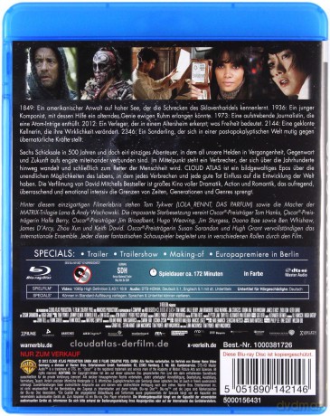 Cloud Atlas (Atlas chmur) [Blu-Ray]