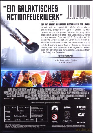 Star Trek Into Darkness (W ciemność. Star Trek) [DVD]