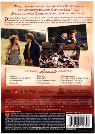 Young Goethe in Love (Zakochany Goethe) [DVD]