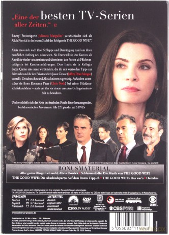 The Good Wife (Żona idealna Sezon 7) [6DVD]