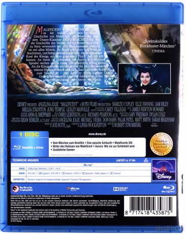 Maleficent (Czarownica) (Disney) [Blu-Ray]