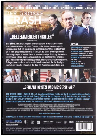 Margin Call (Chciwość) [DVD]