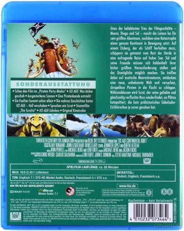 Ice Age: Continental Drift (Epoka Lodowcowa 4: Wędrówka kontynentów) [Blu-Ray]