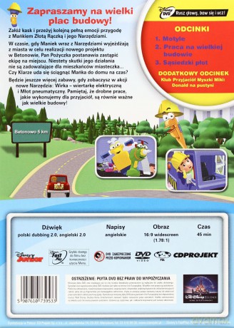 Maniek Złota rączka: Wielka budowa (Disney Junior) [DVD]