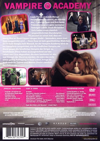 Vampire Academy (Akademia wampirów) [DVD]