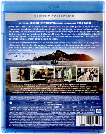Tom Sawyer (Tom Sawyer i jego przygody) [Blu-Ray]+[DVD]
