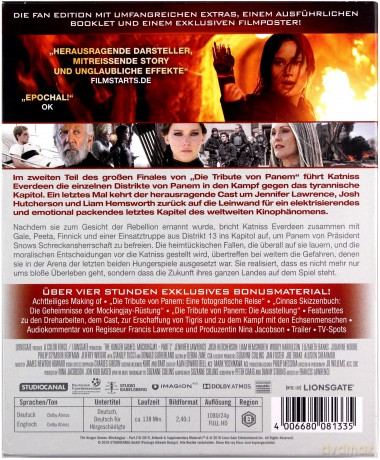 The Hunger Games: Mockingjay - Part 2 (Igrzyska śmierci: Kosogłos. Część 2) [Blu-Ray 3D]+[Blu-Ray]