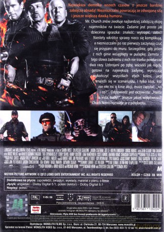 Niezniszczalni 2 (The Expendables 2) [DVD]