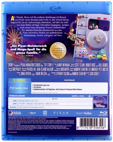 Toy Story 4 (Disney) [Blu-Ray]