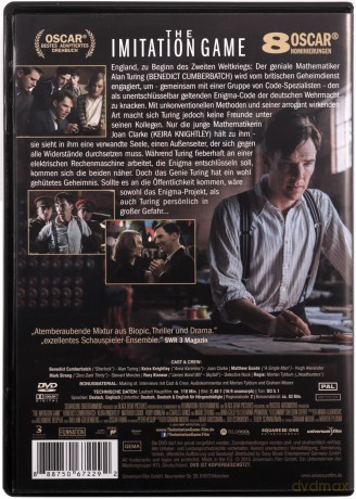 The Imitation Game (Gra tajemnic) [DVD]