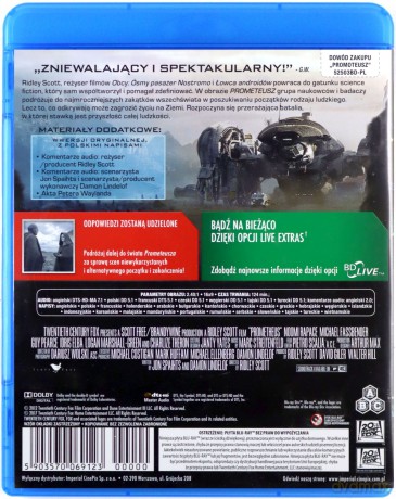 Prometeusz [Blu-Ray]