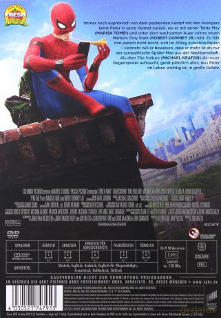 Spider-Man: Homecoming [DVD]
