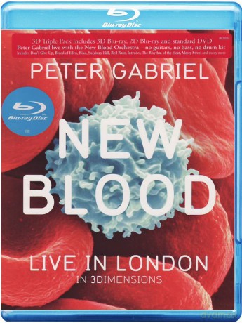 Peter Gabriel: New Blood - Live In London 3D [Blu-Ray 3D]+[Blu-Ray]+[DVD] 