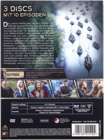 Vikings (Wikingowie Sezon 5 Box 2) [3DVD]