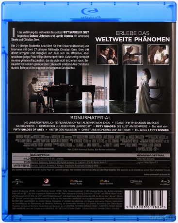 Fifty Shades of Grey (Pięćdziesiąt twarzy Greya) [Blu-Ray]