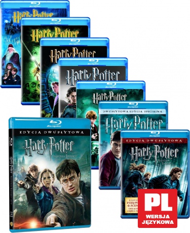 Harry Potter Pełna Kolekcja: Kamień Filozoficzny / Komnata Tajemnic / Więzień Azkabanu / Czara Ognia / Zakon Feniksa / Książę Półkrwi / Insygnia śmierci 1 / Insygnia śmierci 2 Pakiet [11Blu-Ray]