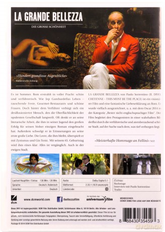 The Great Beauty (Wielkie piękno) [DVD]