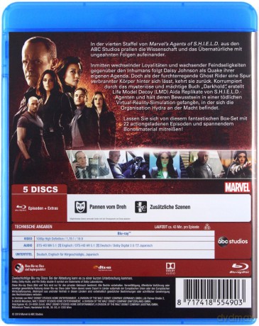 Agents of S.H.I.E.L.D. Season 4 (Agenci T.A.R.C.Z.Y. Sezon 4) [Blu-Ray]