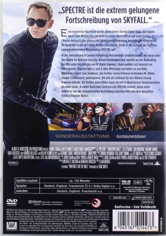 007 James Bond: Spectre [DVD]