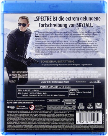 007 James Bond: Spectre [Blu-Ray]