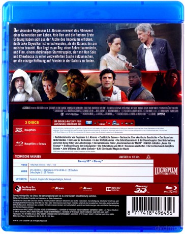 Gwiezdne wojny: Przebudzenie mocy [Blu-Ray 3D]+[2xBlu-Ray]