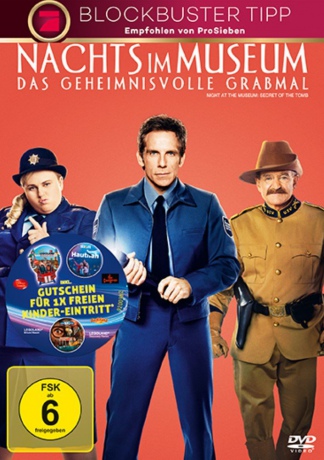 Night at the Museum: Secret of the Tomb (Noc w muzeum: Tajemnica grobowca) [DVD]