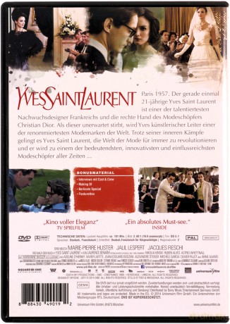 Yves Saint Laurent [DVD]