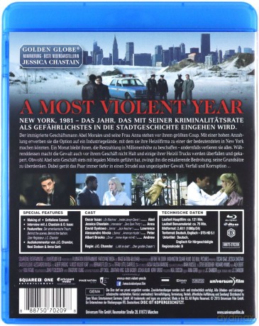 A Most Violent Year (Rok przemocy) [Blu-Ray]