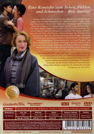 The Hundred-Foot Journey (Podróż na sto stóp) [DVD]