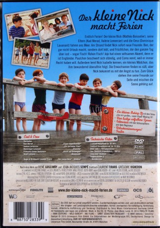 Nicholas on Holiday (Wakacje Mikołajka) [DVD]