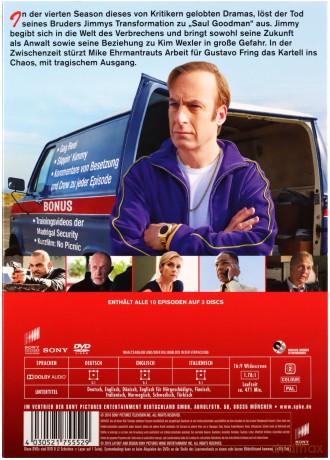 Better Call Saul (Zadzwoń do Saula Sezon 4) [3DVD]