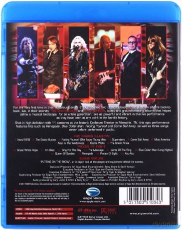 Styx: Styx: Grand Illusion/Pieces of Eight - Live [Blu-Ray]