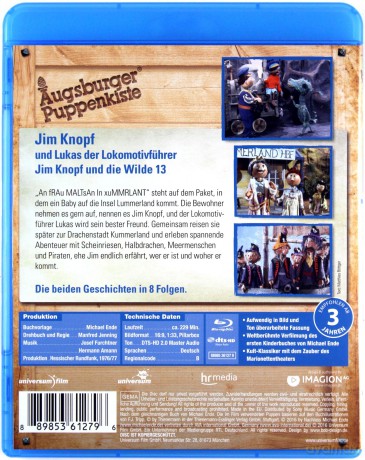 Jim Button and Luke the Engine Driver (Kuba Guzik) [Blu-Ray]