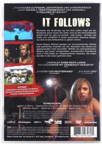 It Follows (Coś za mną chodzi) [DVD]