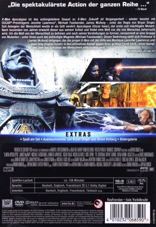 X-Men: Apocalypse [DVD]