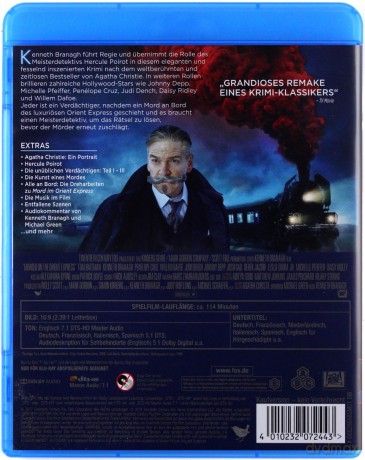 Murder on the Orient Express (Morderstwo w Orient Expressie) [Blu-Ray]
