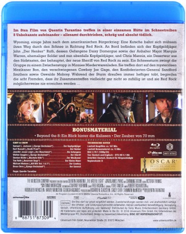 The Hateful Eight (Nienawistna ósemka) [Blu-Ray]